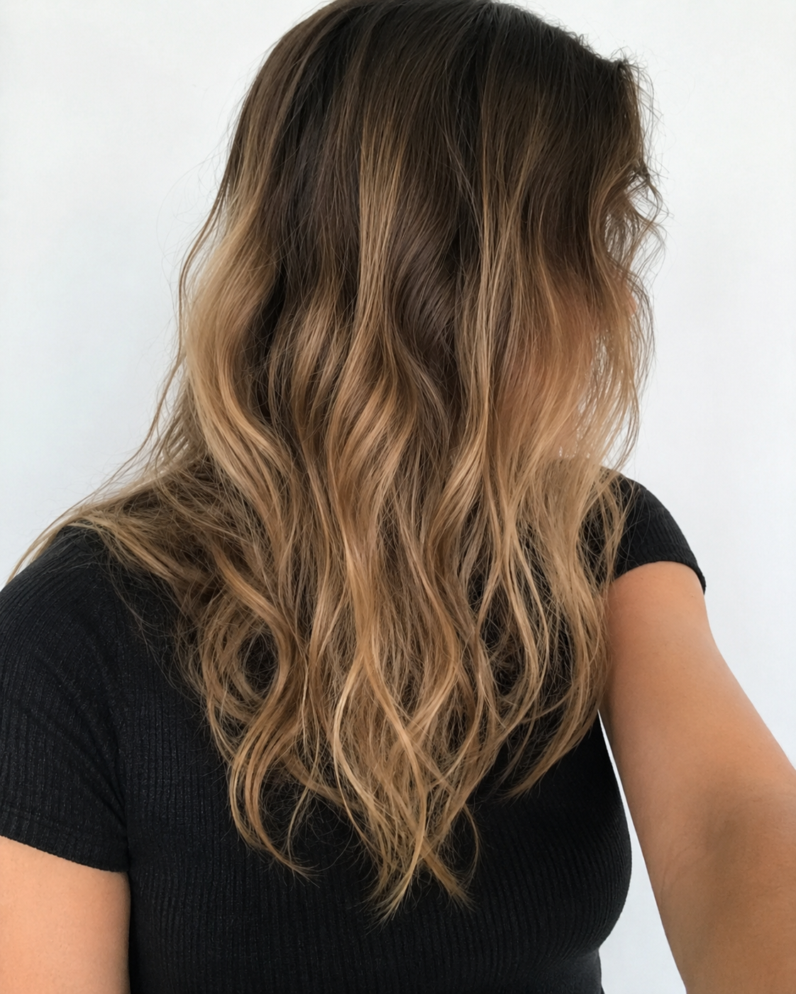 Before — hair before Lavero